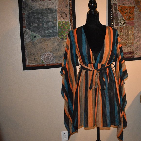 Windsor/ L'ATISTE/ Striped dress (NWT) - Picture 1 of 4